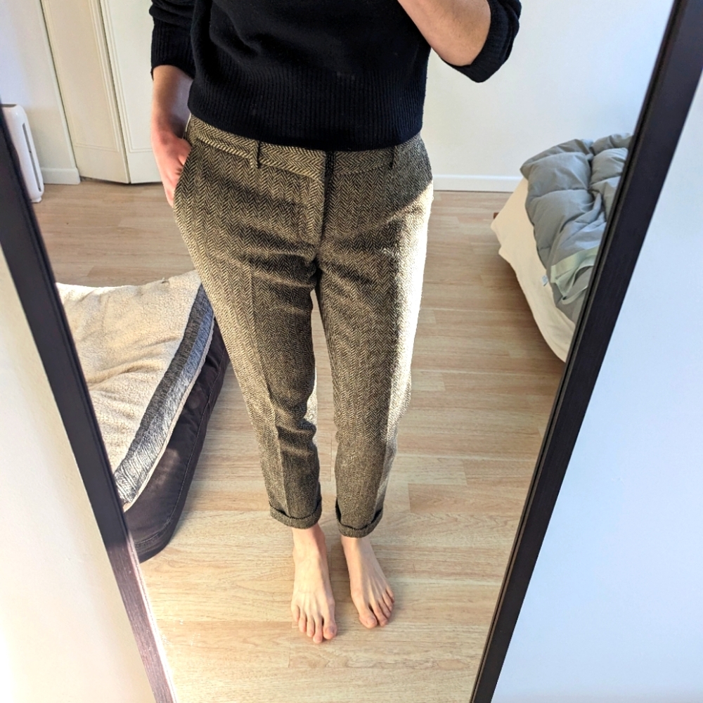 Uniqlo Herringbone Trousers